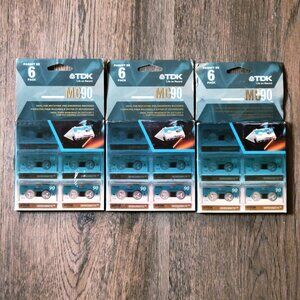 Vintage TDK MC90 Microcassette Audio Tape Cassette USA Retro Recording 17 Tapes